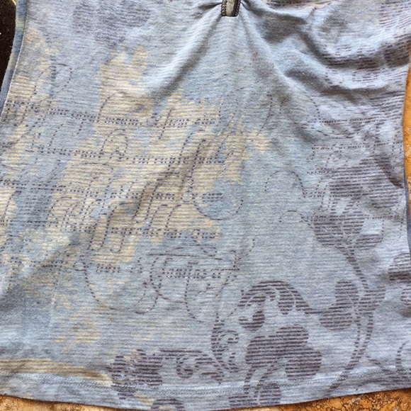 Vanilla Sugar tie-dye/floral olive green trim/snap - Picture 7 of 8